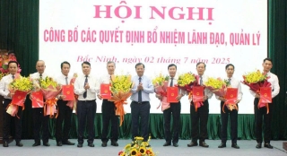 Công bố quyết định về công tác cán bộ tại Sở Xây dựng tỉnh Bắc Ninh